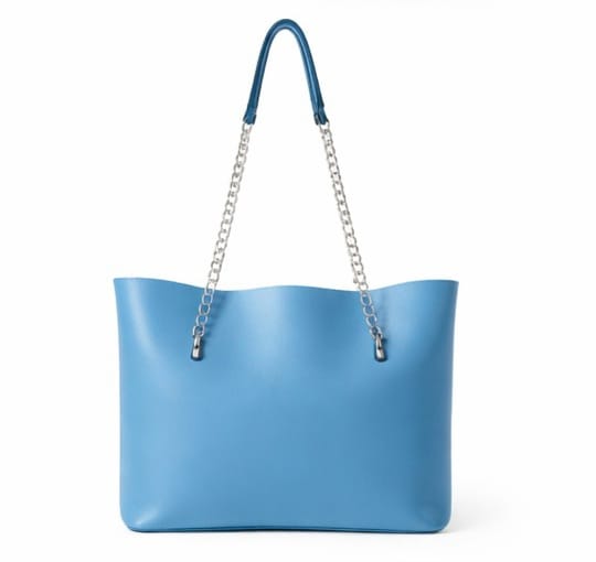 Chain tote Skyblue