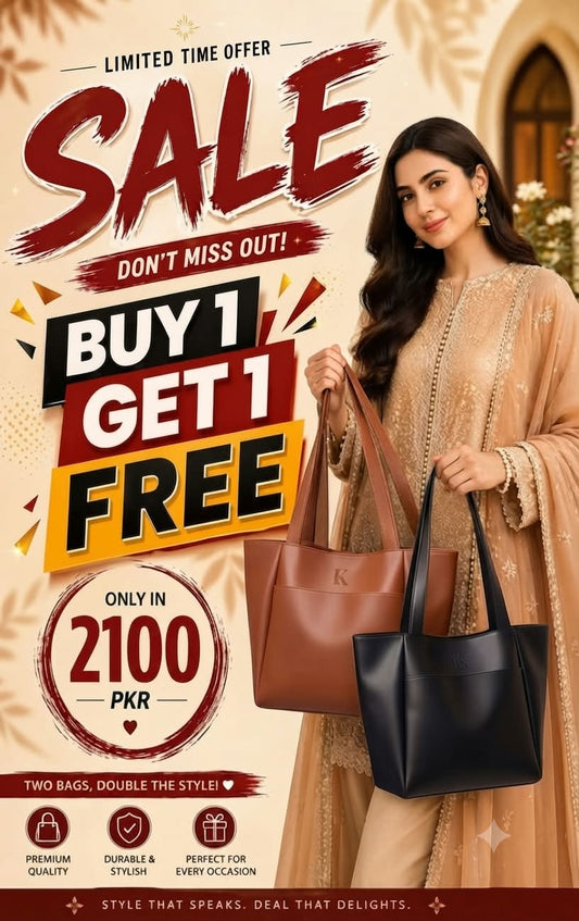 Deal tote Buy 1 Get 1 free